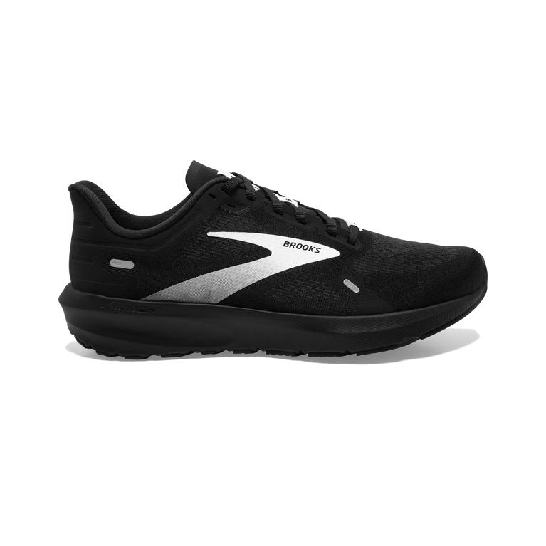 Brooks Men's Launch 9 Lightweight-Cushioned Walking Shoes - Black/White (ZDSJ25714)